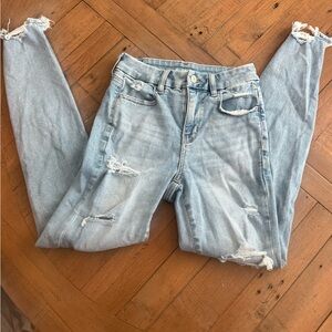 American Eagle curvy high-rise jegging. Size 0